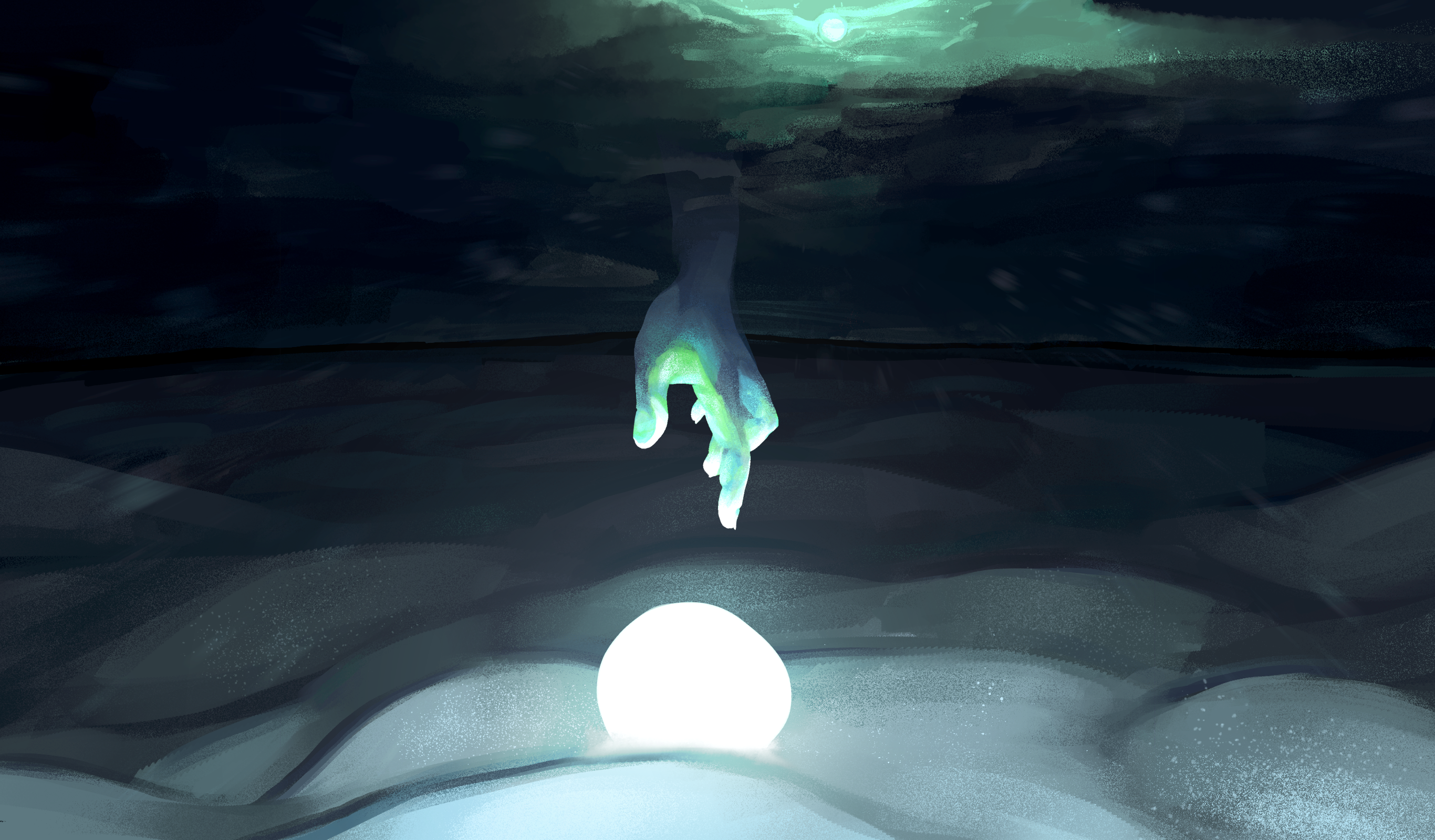 artwork: touch egg in mogul place